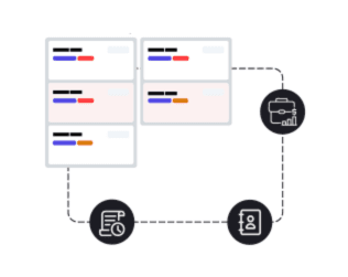 Ilustração da solução de CRM da NovoCode